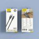 6. Dudao L3SM USB-A – MicroUSB 3A-Kabel 1,2 m mit Geflecht – Schwarz
