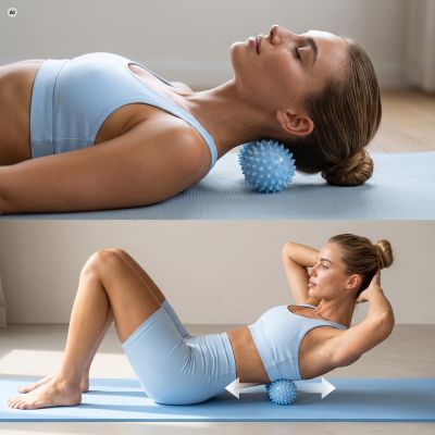 12. Doppel-Massageball Spokey DOUBLE PIN