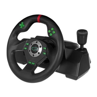 10. Esperanza Drift EGW101 Lenkrad (PC, PS3; schwarz)
