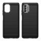 3. Carbon Case Cover für Nokia G400 flexibles Silikon Carbon Cover schwarz