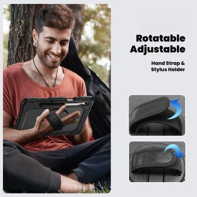 18. Tech-Protect Schutzhülle für Samsung Galaxy Tab S11 11.0 X730 / X736B - Schwarz