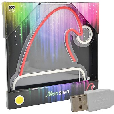 7. NEONLAMPENFIGUR WEIHNACHTSMANNHUT