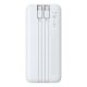 3. Baseus Lipow 10000mAh 22,5W Powerbank mit zwei integrierten Kabeln (inkl. Baseus Simple USB-A-auf-USB-C-Kabel, 3A, 20 cm) – weiß