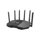 28. ASUS RT-BE90U BE9400 AiMesh WLAN-Router 2,5 Gigabit Ethernet Tri-Band (2,4 GHz/5 GHz/6 GHz) Schwarz