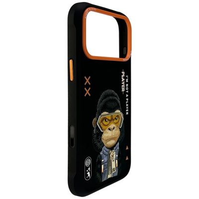 3. Nimmy Cool&Cute 2.0 Gorilla-Hülle für iPhone 17 Pro Max – Schwarz