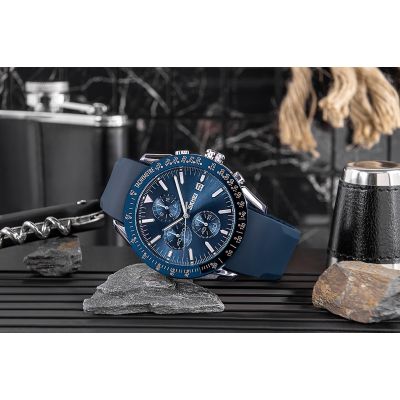 5. Herrenuhr Skmei 9253PSIBU + Box