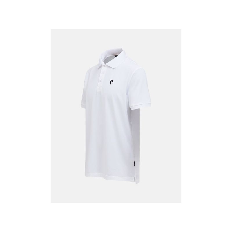 2. PEAK PERFORMANCE M Vespar Polo Herren-T-Shirt, weiß
