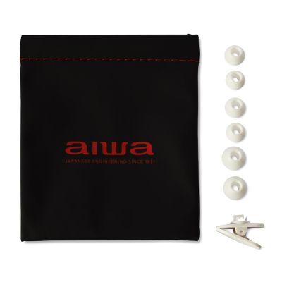 4. Aiwa ESTM-500WT Kopfhörer/Headset, kabelgebunden, In-Ear, Telefonieren/Musik, Weiß