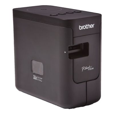 2. Brother PT-P750W Etikettendrucker, 180 x 180 dpi, 30 mm/s, kabelgebunden und kabellos, HSE/TZe Wi-Fi