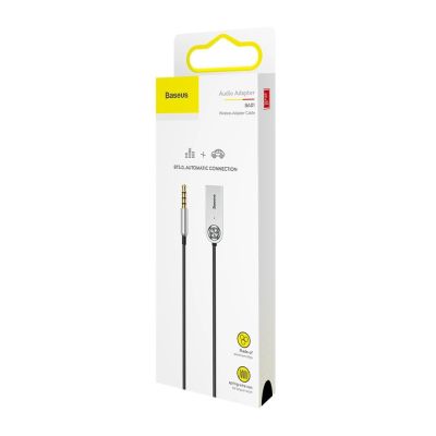 5. Baseus BA01 Bluetooth 5.0 Audioempfängerkabel AUX-Klinke Audioadapter schwarz (CABA01-01)