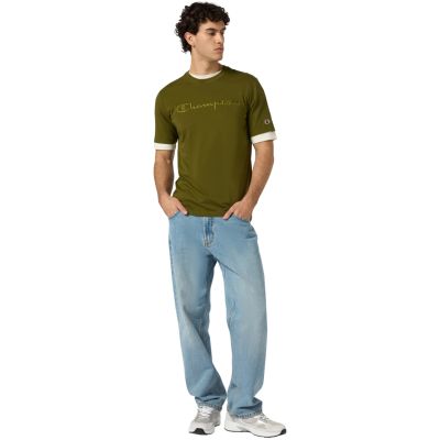 6. Herren Champion SS Tee Oliv 220273 GS585