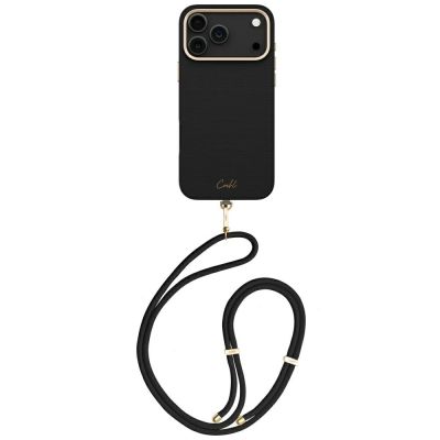Uniq Coehl Mirelle Magnetische Ladehülle für iPhone 17 Pro Max – Schwarz