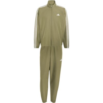 2. Herren-Trainingsanzug adidas 3-Stripes Woven oliv KY2300