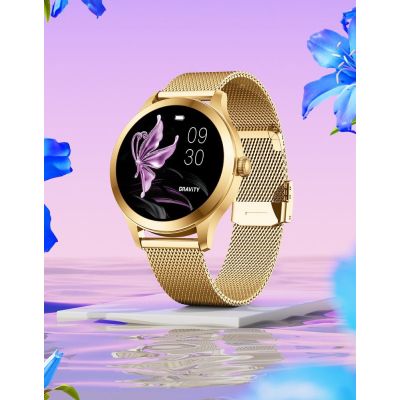 12. Smartwatch Gravity Roségold 2 Armbänder GT25-1 PRO