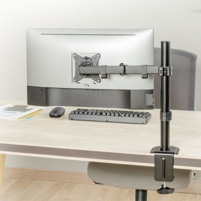 9. MACLEAN Tischhalterung für LCD-Monitore 17-32", 9 kg, VESA 75x75 und 100x100, Doppelarm MC-753N