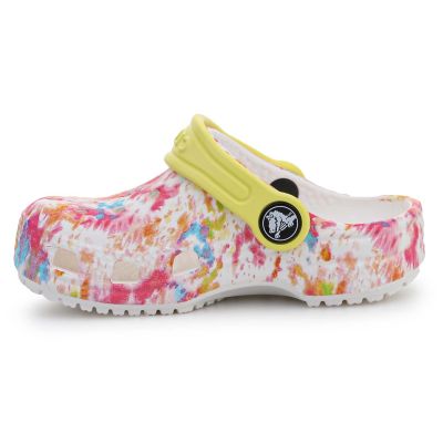 5. Crocs Classic Tie Dye Graphic Kids Clog T Flip-Flops 206994-83B
