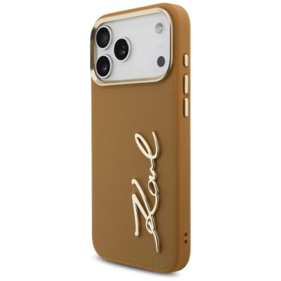 2. Karl Lagerfeld Karl Script Logo Case für iPhone 17 Pro Max - Braun