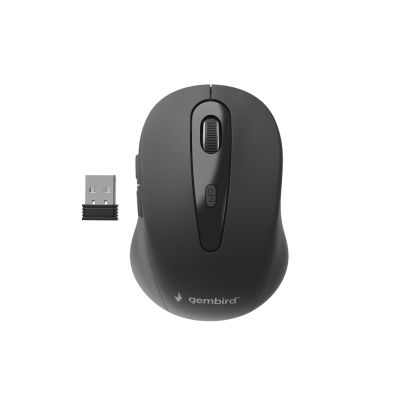 GEMBIRD MUSW-6B-01 Maus (optisch; 1600 DPI; schwarz)