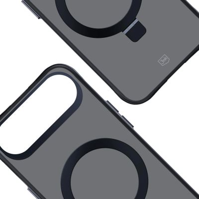 12. 3mk Smoke Case Mag&Stand für iPhone Air - Schwarz