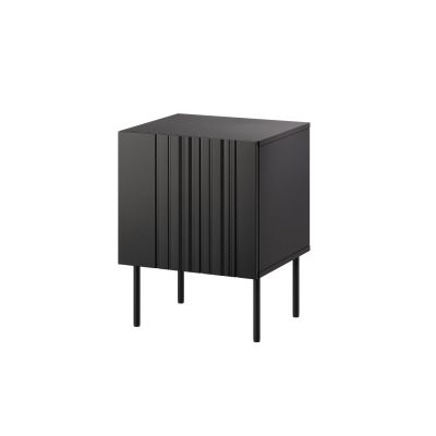Nachttisch 2-teilig ISLA 44,5 x 40 x 59 mm, schwarz matt
