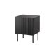 Nachttisch 2-teilig ISLA 44,5 x 40 x 59 mm, schwarz matt