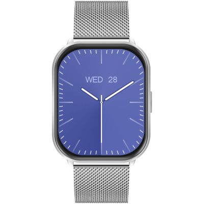 6. Smartwatch Gravity Silbernes Armband + Armband GT43-2