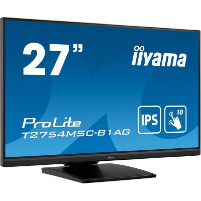 iiyama ProLite T2754MSC-B1AG Computermonitor 68,6 cm (27") 1920 x 1080 px Full HD LED-Touchscreen Mehrbenutzerfähig Schwarz