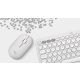 24. Logitech 920-012204 Tastatur und Maus (universell, kabellos, RF + Bluetooth, QWERTZ-Tastatur, Deutsch, Weiß)