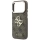 6. Guess 4G & Big Strass Logo Hülle für iPhone 17 Pro Max / 18 Pro Max - Braun