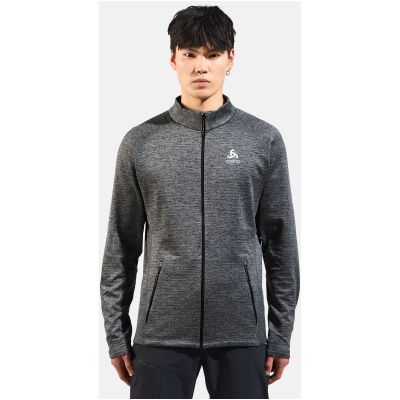 3. Herren-Trekkingjacke mit Reißverschluss und Stehkragen Odlo TENCIA grau