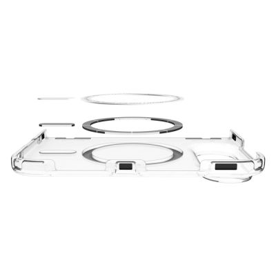 5. Spigen Ultra Hybrid Pro MagSafe Hülle für iPhone Duo – Transparent und Weiß