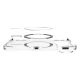 5. Spigen Ultra Hybrid Pro MagSafe Hülle für iPhone Duo – Transparent und Weiß