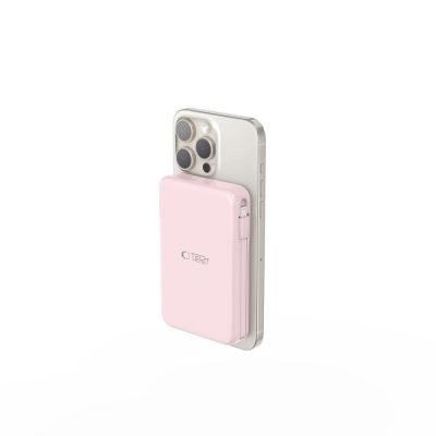 4. Powerbank Tech-Protect PB31 LifeMag MagSafe 10000 mAh - rosa