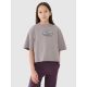 2. Oversize-Crop-Top mit Print für Mädchen 4F 4FJRSS25TTSHF2587-83S