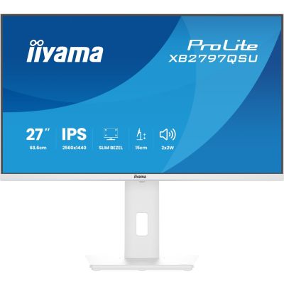 3. iiyama ProLite XB2797QSU-W1 Computermonitor 68,6 cm (27") 2560 x 1440 px Quad HD LED Weiß