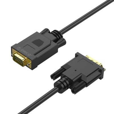2. Orico XD-DITV-Kabel DVI 24+1 VGA Full HD Adapter 5 m - schwarz