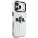 4. Karl Lagerfeld IML Karl Sketch Logo MagSafe Case für iPhone 17 Pro - Transparent