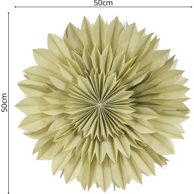 11. 3D-DEKORATIVER HÄNGEPAPIERSTERN 50CM GRÜN