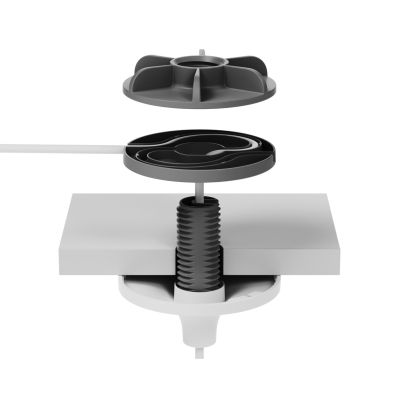 4. Logitech Zubehör Mikrofonhalterung - OFF-WHITE - WW
