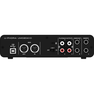 2. Behringer UMC204HD – USB-Audio-Interface