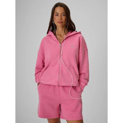 3. Oversize-Sweatshirt für Damen mit Kapuze 4F 4FRSS26TSWSF3189-55S