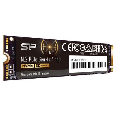4. SSD Silicon Power US75 1TB M.2 Gen4 NVMe 7000/6000 MB/s (SP01KGBP44US7505)