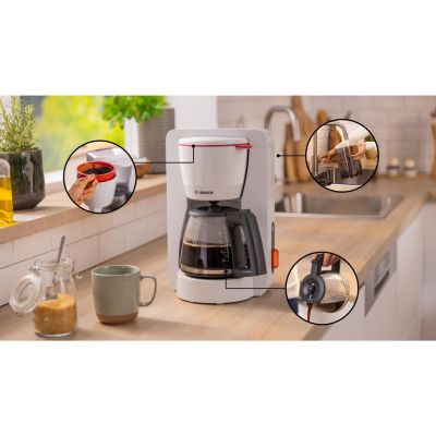 7. Meine Moment BOSCH TKA3M131 Filterkaffeemaschine (weiß)