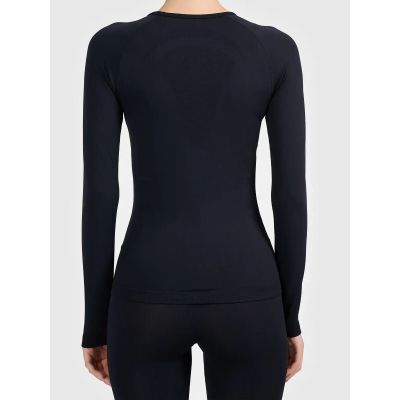 2. Nahtloses, schnelltrocknendes Thermo-Unterwäsche-Oberteil für Damen zum Skifahren – 4F Longsleeve 4FWAW26USEAF326-20S