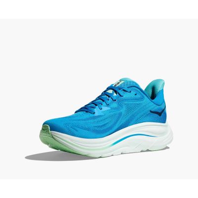2. Hoka M Clifton 10 Herren Laufschuhe Low Top Blau (1162030-HSK)