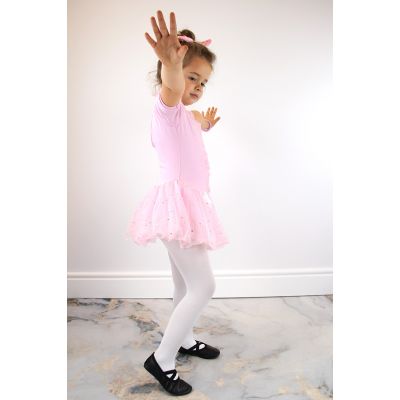 6. Jr Nazo Tanz-Ballettschuhe aus schwarzem Leder mit Gummibändern