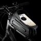 13. Wozinsky Fahrradtasche für den Rahmen, gepanzert, mit Handytasche, 1,7 l - schwarz