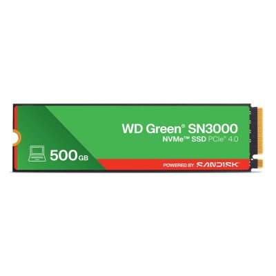 4. WD Green SN3000 500GB M.2 NVMe WDS500G4G0E SSD