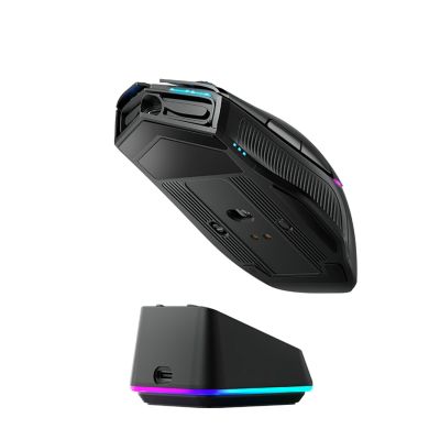 5. Machenike L8 Pro Kabellose Gaming-Maus mit Ladestation – Schwarz