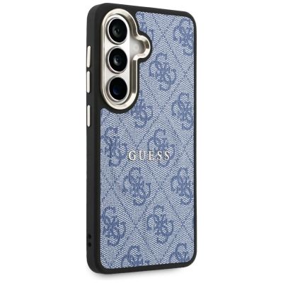 4. Guess 4G Embossed Ring MagSafe Hülle für Samsung Galaxy S26 - blau